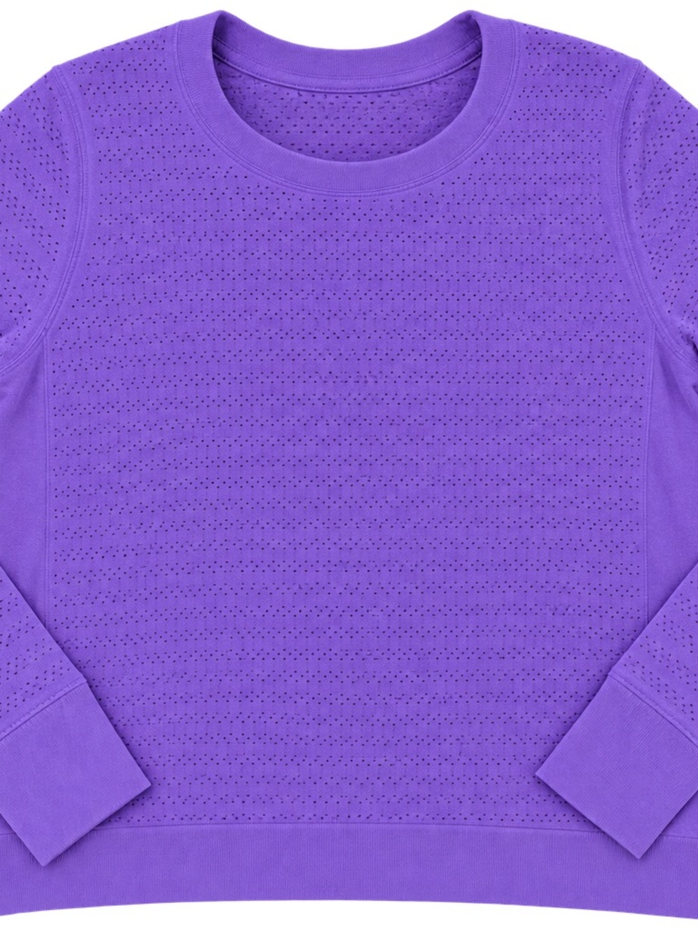 lululemon athletica Purple Perforated Long-Sleeve Top